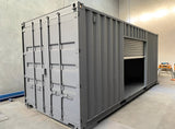 20ft x 8ft Behälter mit seitlicher Rolltür