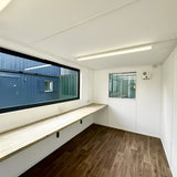 21ft x 8ft Custom Cabin Office / Canteen | Picture Windows | Portable Building