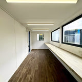 21ft x 8ft Custom Cabin Office / Canteen | Picture Windows | Portable Building